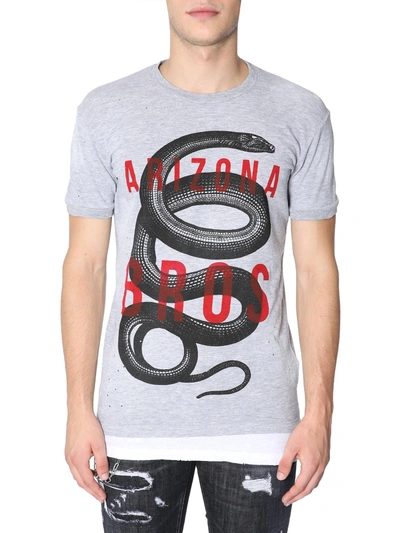 Shop Dsquared2 Chic Dan Fit T-shirt In Gray