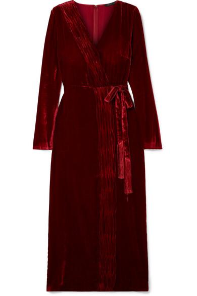 rachel zoe aly velvet dress