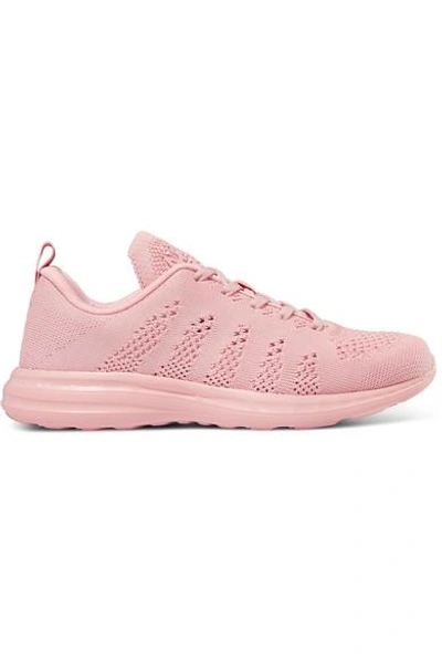 Shop Apl Athletic Propulsion Labs Techloom Pro Mesh Sneakers In Pink