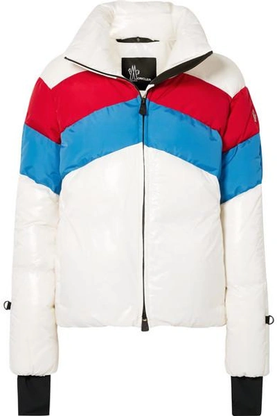 Shop Moncler Lamar Quilted Jacket In White