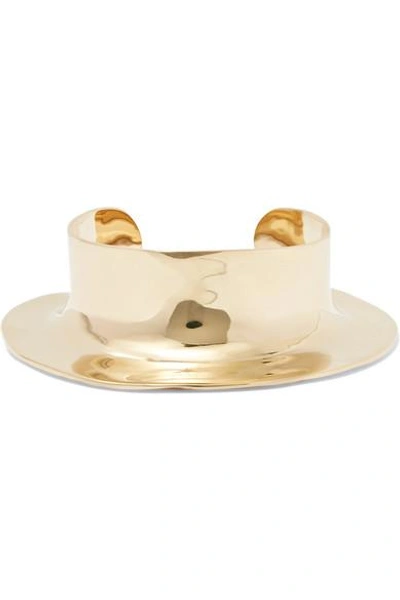 Shop Ariana Boussard-reifel Despina Gold-tone Cuff