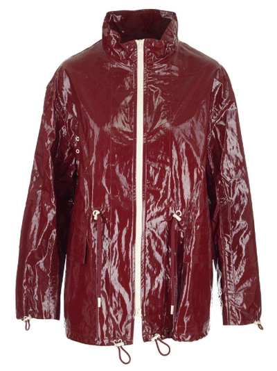 Shop Isabel Marant Enzo Waterproof Jacket In Red
