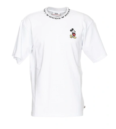 Shop Gcds Mickey Mouse Logo Tee In White