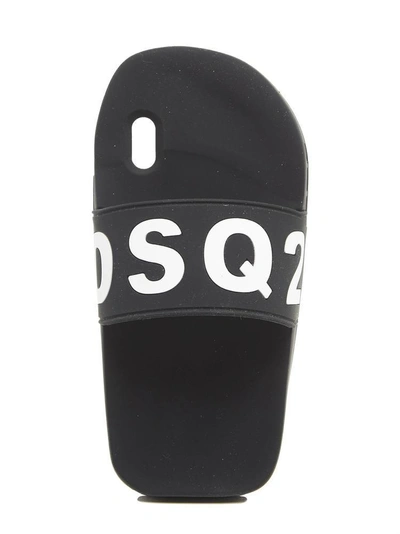 Shop Dsquared2 Slide Iphone 8 Logo Cover In Black