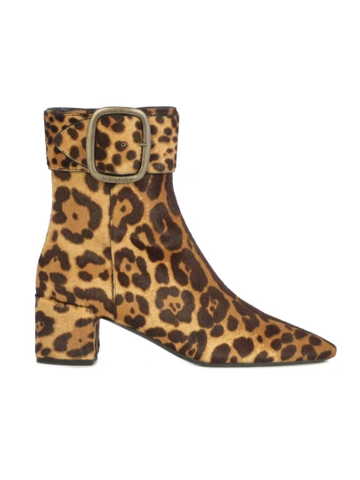 Shop Saint Laurent Joplin Buckle Ankle Boots In Chad