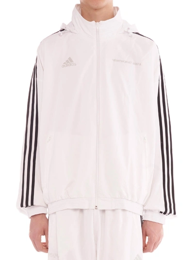 'adidas Woven' Jacket In White