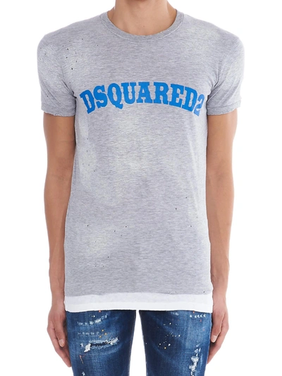 Shop Dsquared2 T-shirt In Grey