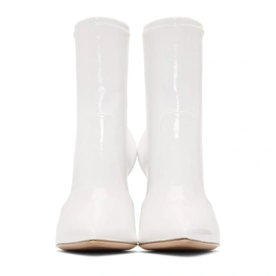 Shop Gianvito Rossi White Imogen Boots