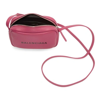 Shop Balenciaga Pink Xs Everyday Camera Bag In 5760 Rose/n