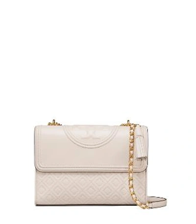 Shop Tory Burch Fleming Convertible Shoulder Bag In Birch