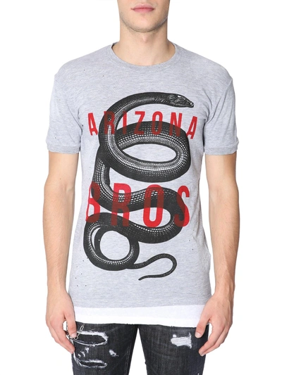 Shop Dsquared2 Chic Dan Fit T-shirt In Grey