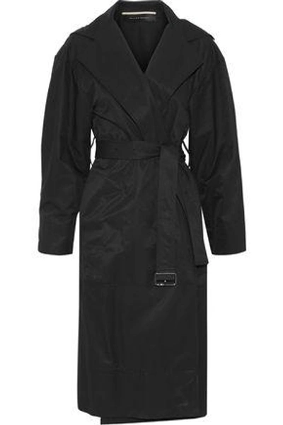 Shop Roland Mouret Woman Cotton-blend Twill Trench Coat Black