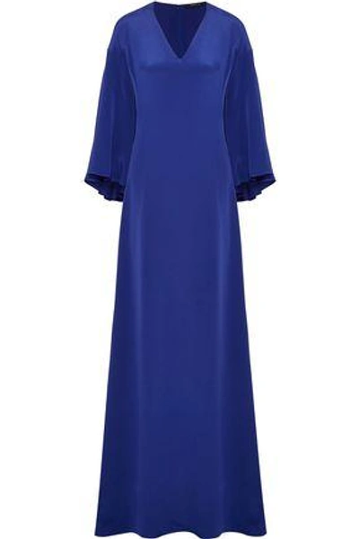 Shop Derek Lam Woman Silk Gown Royal Blue