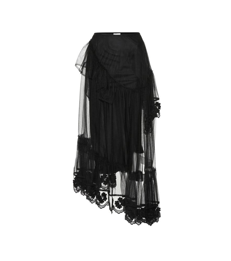 Moncler Genius 4 Moncler Simone Rocha Tulle Skirt In Black | ModeSens