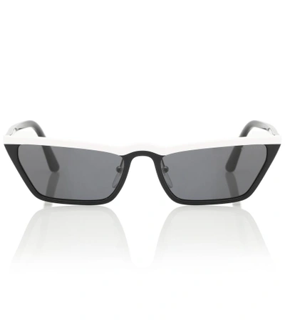 Shop Prada Ultravox Sunglasses In Black