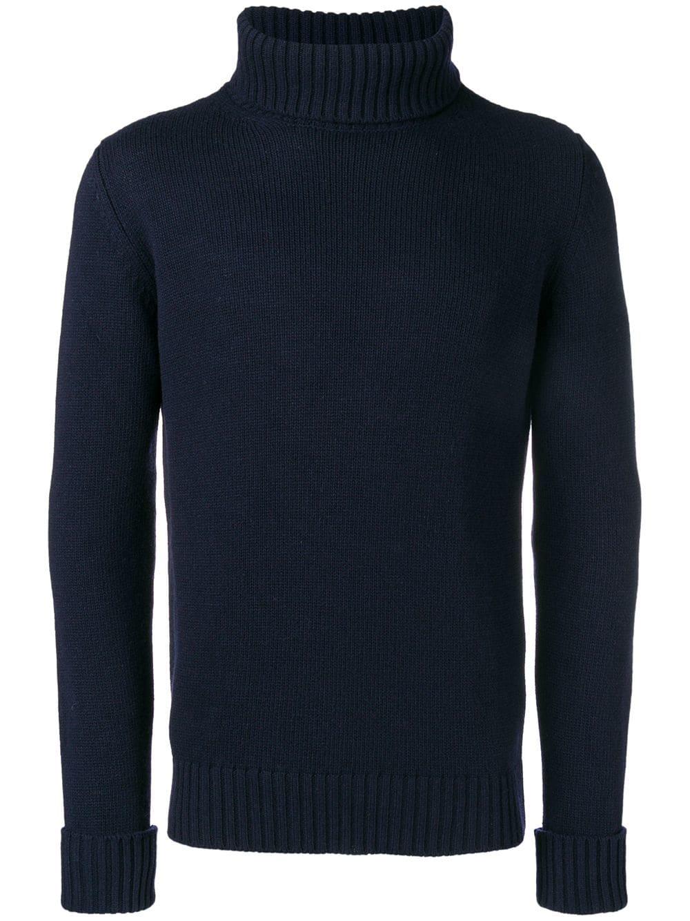 Fortela Knitted Sweater - Blue | ModeSens
