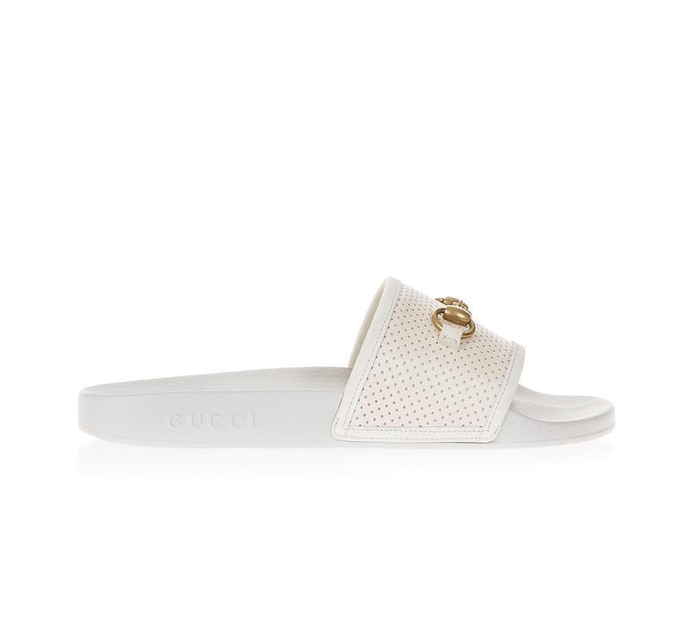 gucci pursuit horsebit slide