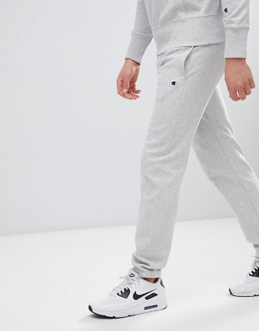 champion reverse weave sweatpants grey