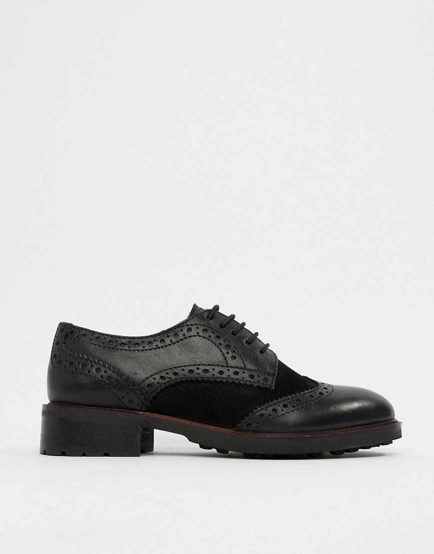 dune pink brogues