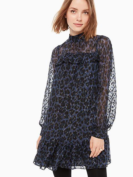 kate spade leopard dress