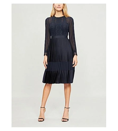 Ted baker sale looez dress navy