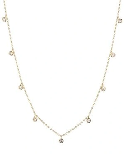 Shop Aqua Multi Pendant Chain Necklace In 18k Gold-plated Sterling Silver, 18k Rose Gold-plated Sterling Silve