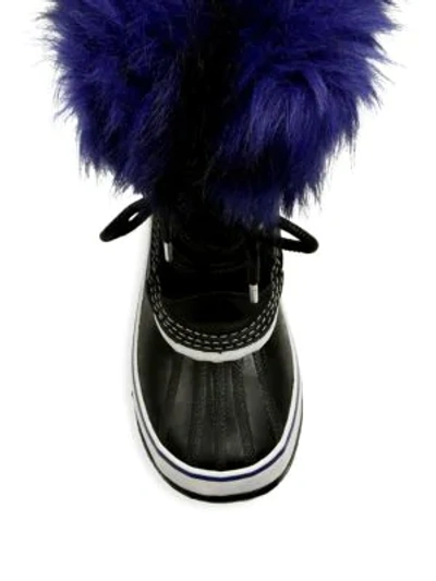 Shop Sorel Joan Of Arctic Suede & Faux Fur Boots In Black