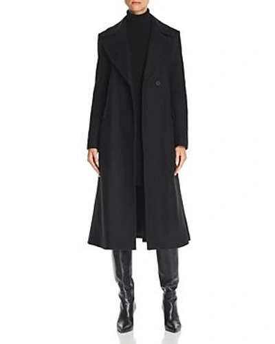 Shop Theory Perfect Belted Coat In Black