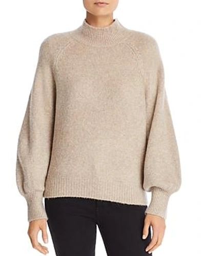 Shop Joie Jenlar Bishop-sleeve Sweater In Dusty Camel