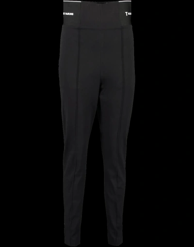 Shop Alexander Wang T Stretch Logo Jacquard Legging In Black