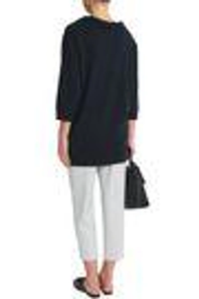 Shop Brunello Cucinelli Woman Cashmere Sweater Midnight Blue