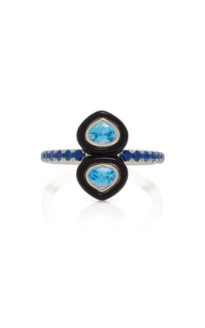 Shop Marina B Castegneta Ring In Blue