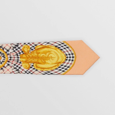 现代剪裁典藏围巾印花丝质领带