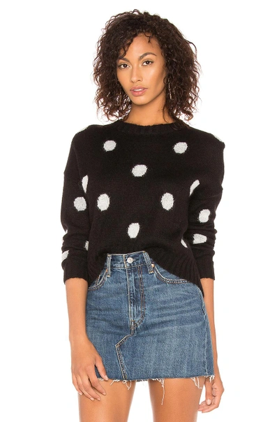 Shop Rails Perci Sweater In Black Ivory Polka Dot