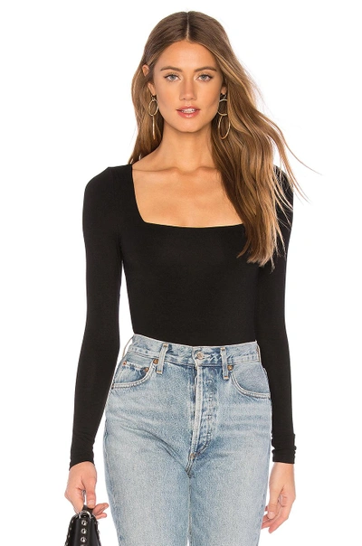 Shop Superdown Al Bodysuit In Black