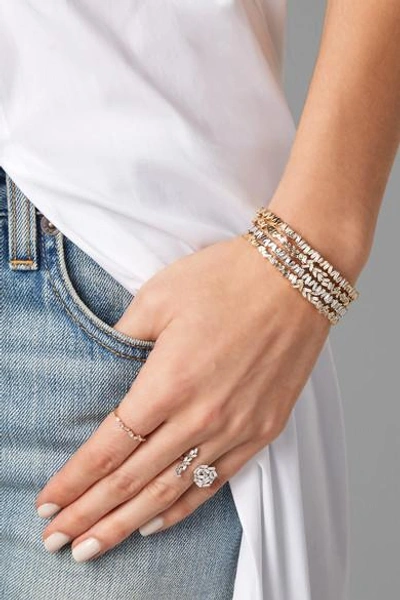 Shop Suzanne Kalan 18-karat Gold Diamond Cuff