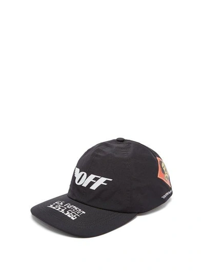 Gore-tex Logo-print Cap In Black White