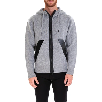 Shop Tom Ford Zipped Hoodie In Grey