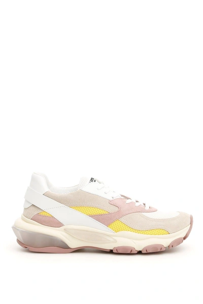 Shop Valentino Bounce Sneakers In Pink