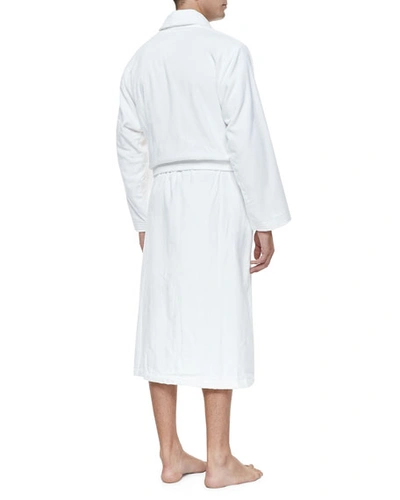 Shop Derek Rose Terry Cloth Robe, White