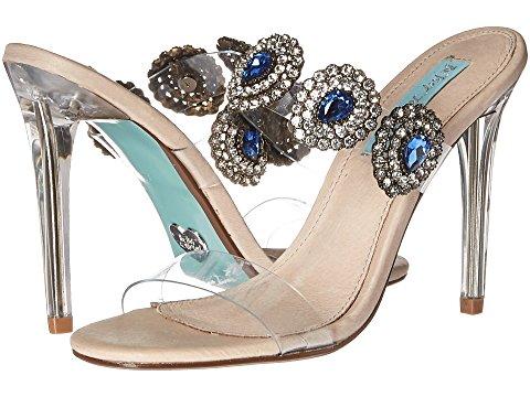 betsey johnson clear heels