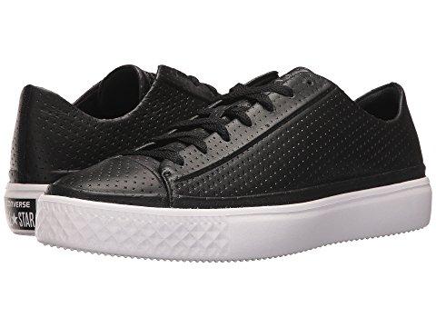 converse perforated leather