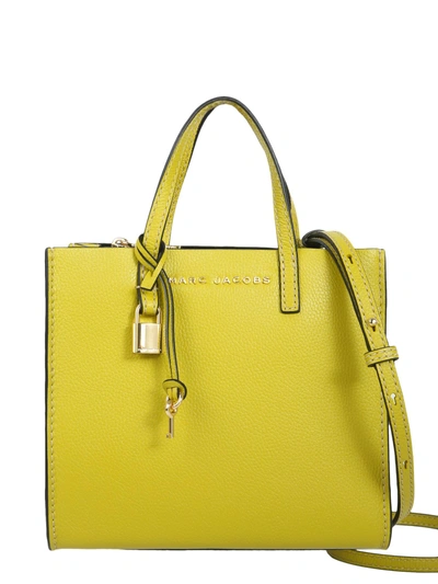 Shop Marc Jacobs Mini Grind Tote Bag In Giallo