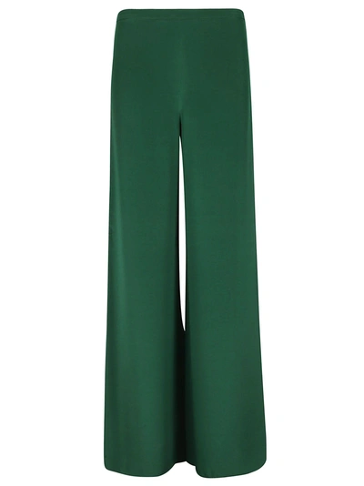 Shop Max Mara Affetto Trousers In Verde Smeraldo