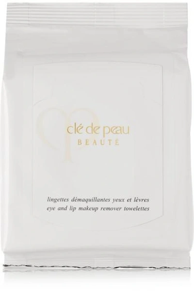 Shop Clé De Peau Beauté Eye And Lip Makeup Remover Sheets X 50 In Colorless