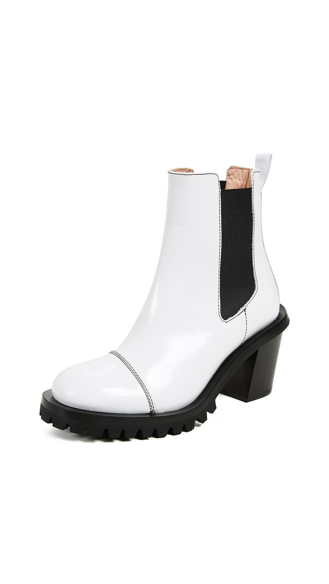 acne studios white boots