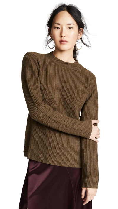 Shop Edition10 Open Back Sweater In Cypress