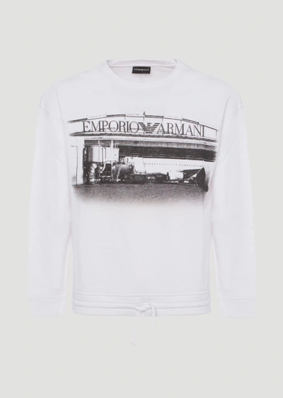 Shop Emporio Armani Sweatshirts - Item 12237999 In White