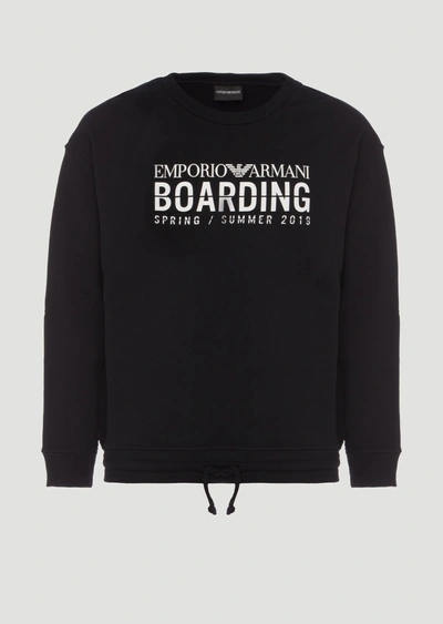 Shop Emporio Armani Sweatshirts - Item 12238004 In Black