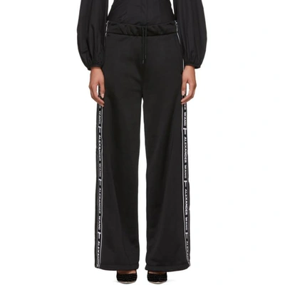 Shop Alexander Wang T Alexanderwang.t Black Pull-on Lounge Pants In 001 Black